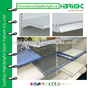 replacement shelf board for supermarket shelvings